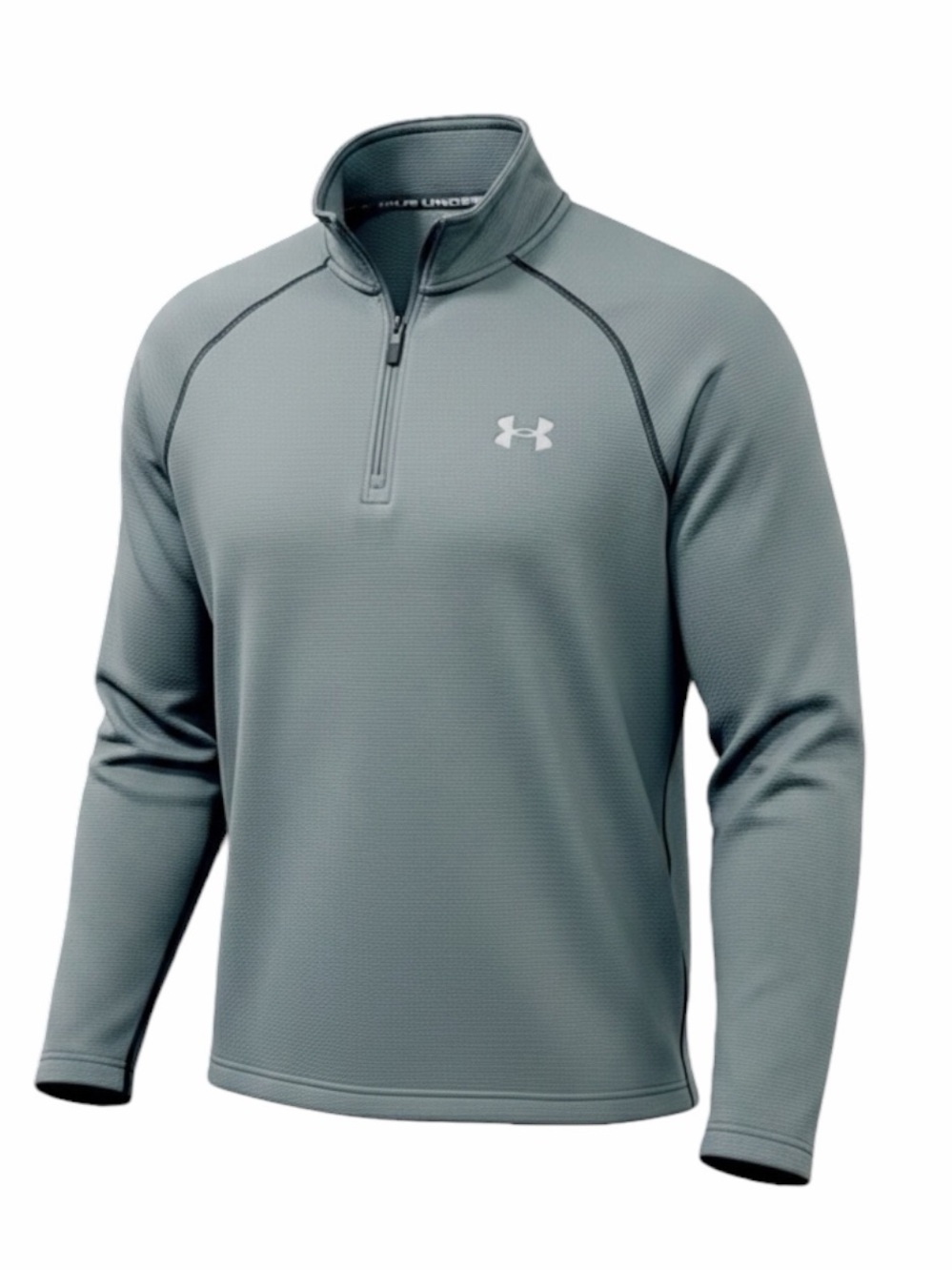 Under Armour Sweater Men Medium Gray All Season Gear Long Sleeve Pullover